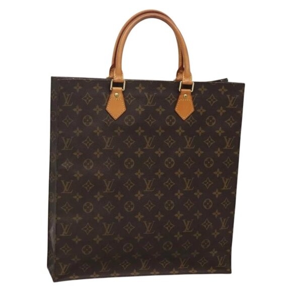 LOUIS VUITTON Monogram Sac Plat Hand Bag - Picture 1 of 16